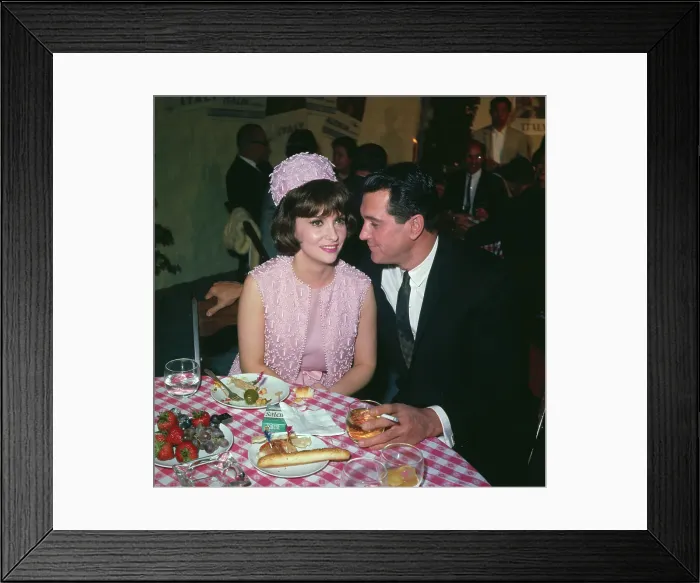 Framed Print : Rock Hudson Attending Studio Party Framed Print : Rock Hudson Attending Studio Party