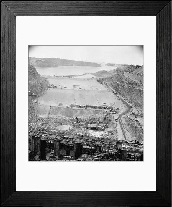 Framed Print : Aerial View of High Aswan Dam Framed Print : Aerial View of High Aswan Dam