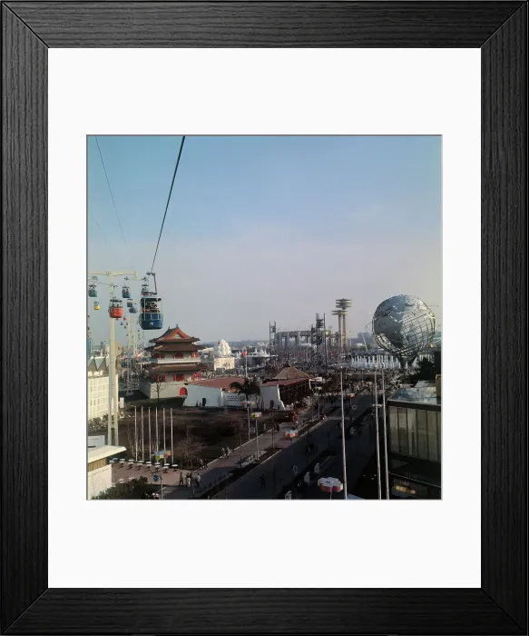 Framed Print : New York World's Fair and Steel Unisphere Framed Print : New York World's Fair and Steel Unisphere