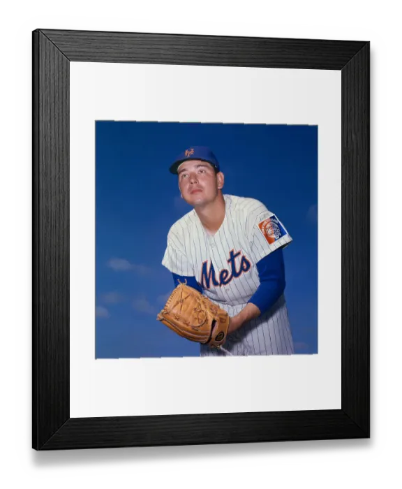 Framed Print : Jack Fisher in Catching Position