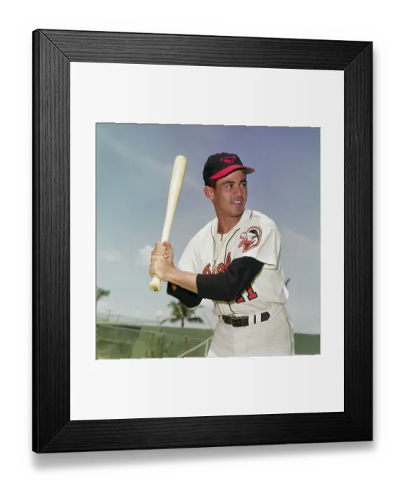 Framed Print : Luis Aparicio Preparing to Bat Framed Print : Luis Aparicio Preparing to Bat