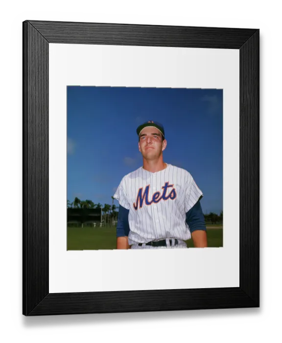 Framed Print : Ed Kranepool Pausing for Camera