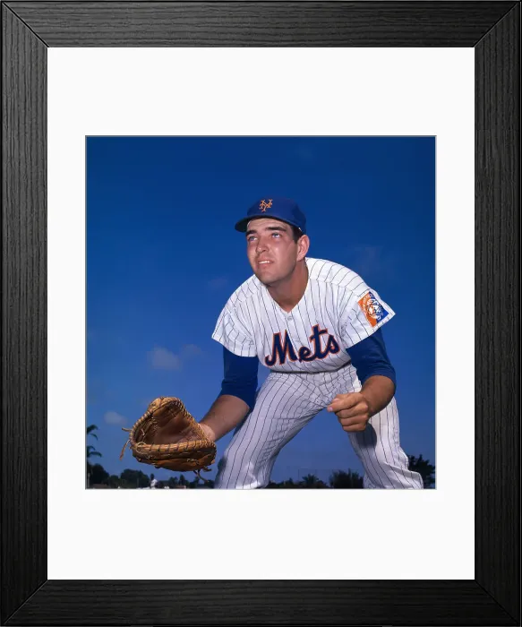 Framed Print : Baseball Player Ed Kranepool During Spring Training