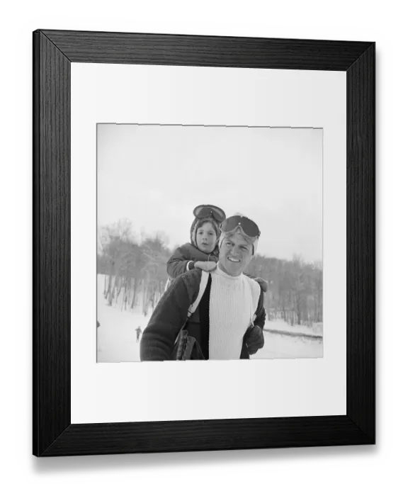 Framed Print : John F. Kennedy Jr. On His Uncle's Back Framed Print : John F. Kennedy Jr. On His Uncle's Back