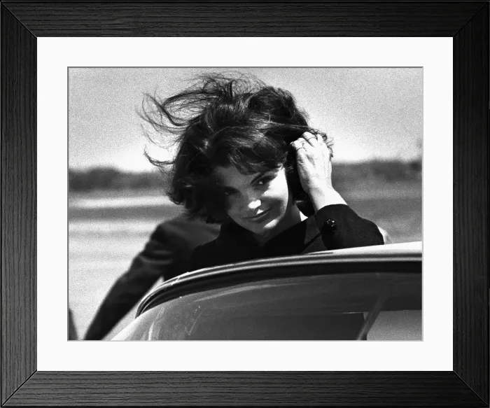 Framed Print : Jacqueline Kennedy at Hyannis, 1964