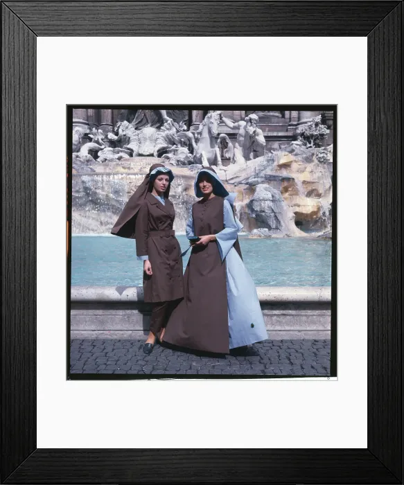 Framed Print : Fashionable Nun Uniforms Framed Print : Fashionable Nun Uniforms