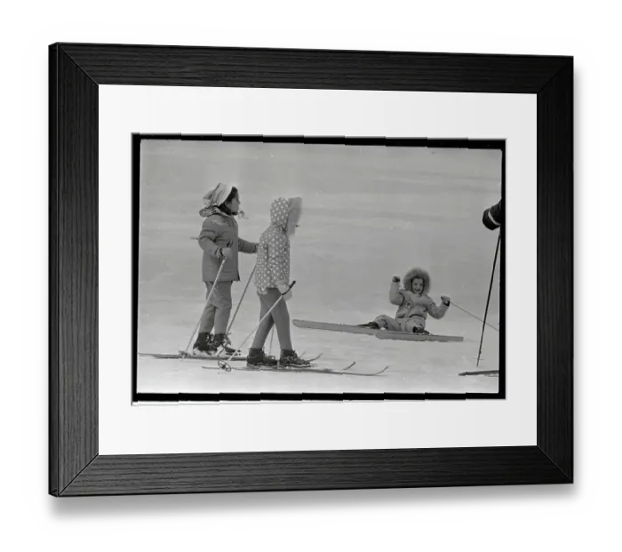 Framed Print : Caroline Kennedy Fallen Down While Skiing Framed Print : Caroline Kennedy Fallen Down While Skiing