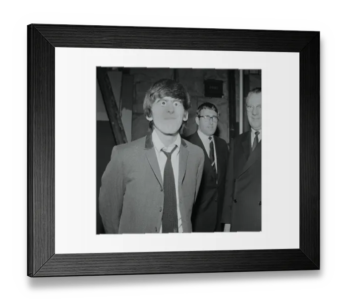 Framed Print : George Harrison with Eye Props Framed Print : George Harrison with Eye Props