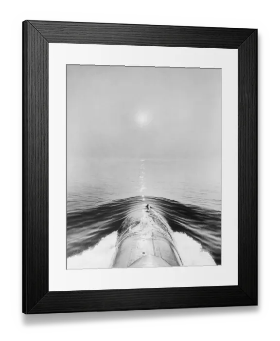 Framed Print : Nuclear Submarine in the Ocean Framed Print : Nuclear Submarine in the Ocean