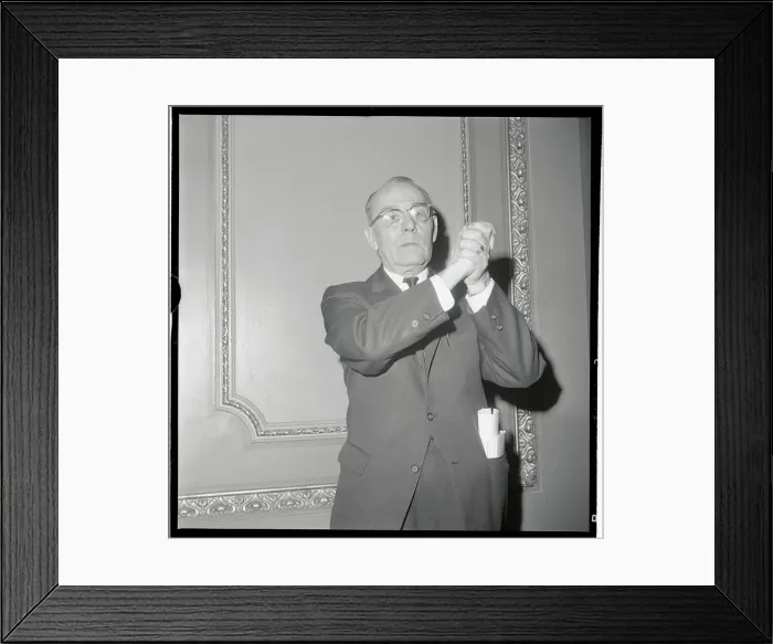 Framed Print : HR Gross Clasping Hands After Victory Framed Print : HR Gross Clasping Hands After Victory