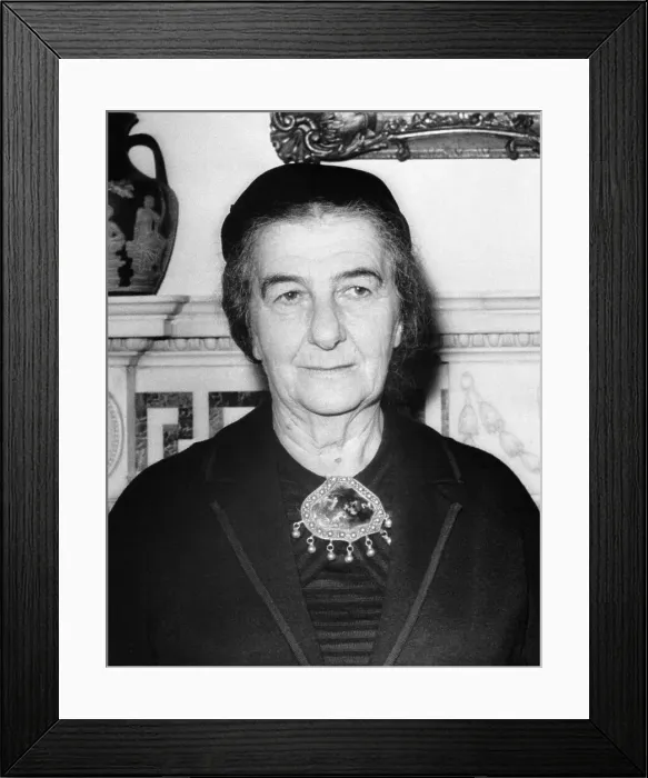 Framed Print : Portrait of Golda Meir