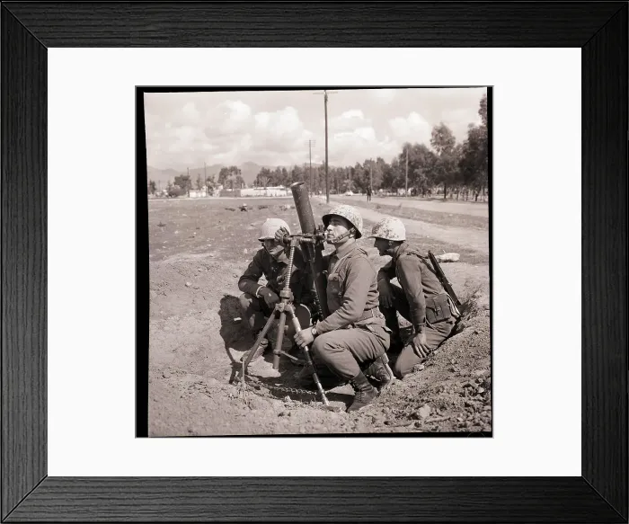 Framed Print : Soldiers At Training At Their Camp Framed Print : Soldiers At Training At Their Camp