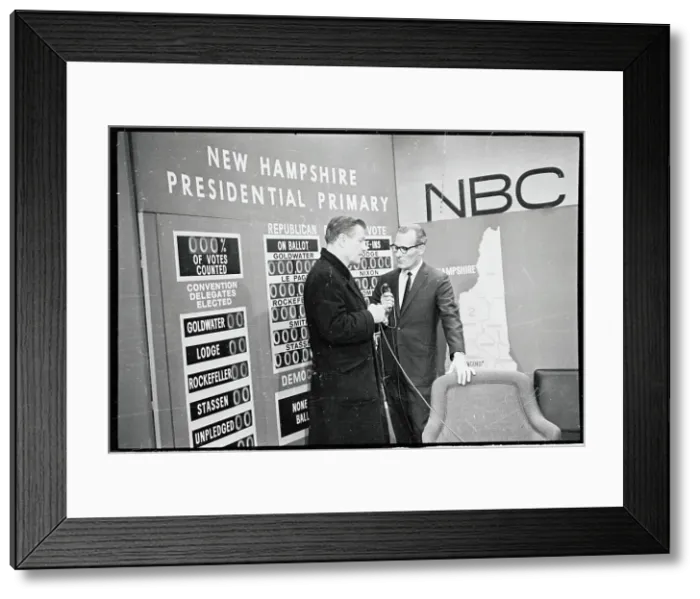 Framed Print : Governor Nelson Rochefeller Speaking to Press Framed Print : Governor Nelson Rochefeller Speaking to Press