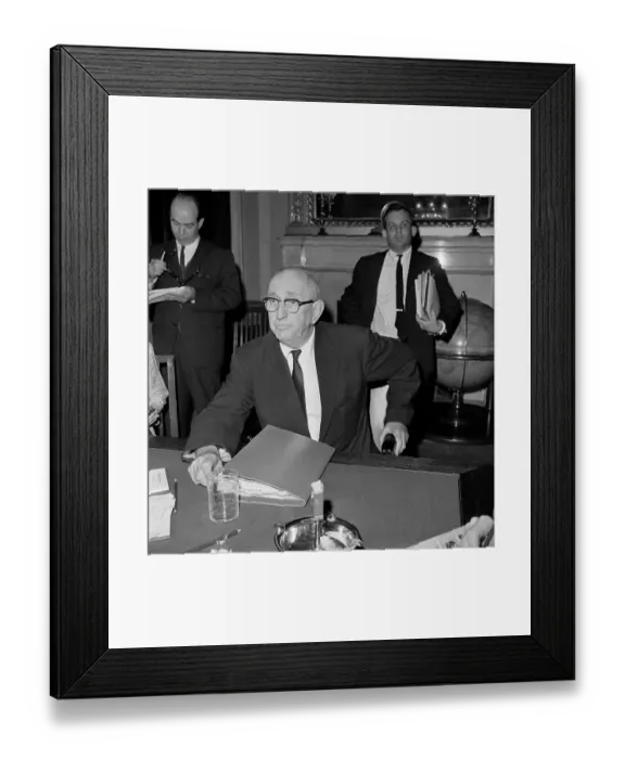 Framed Print : Portrait of Richard B. Russell Framed Print : Portrait of Richard B. Russell