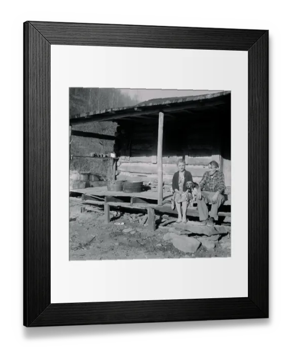 Framed Print : Poverty in America 1964 Framed Print : Poverty in America 1964