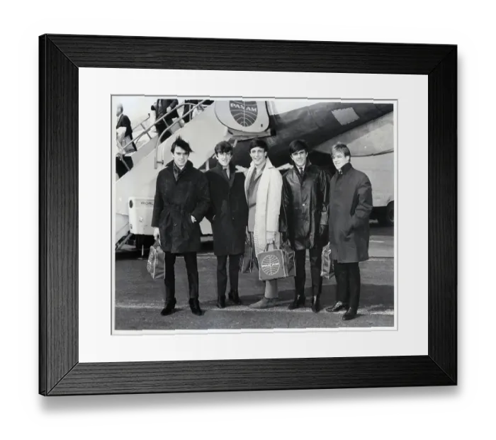 Framed Print : The Dave Clark Five at JFK Airport Framed Print : The Dave Clark Five at JFK Airport