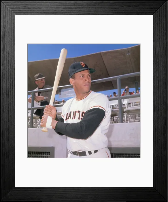 Framed Print : Orlando Cepeda Holding a Baseball Bat Framed Print : Orlando Cepeda Holding a Baseball Bat