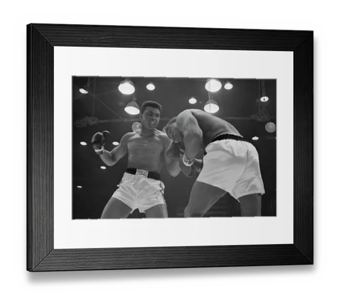 Framed Print : Cassius Clay Battles Sonny Liston Framed Print : Cassius Clay Battles Sonny Liston