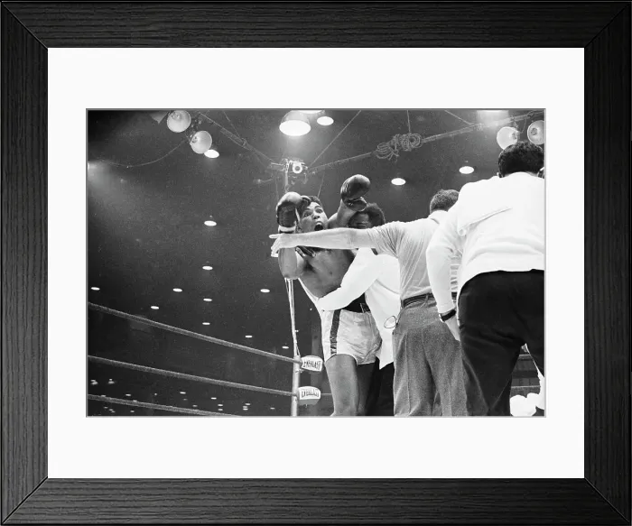 Framed Print : Cassius Clay After Winning Championship Framed Print : Cassius Clay After Winning Championship