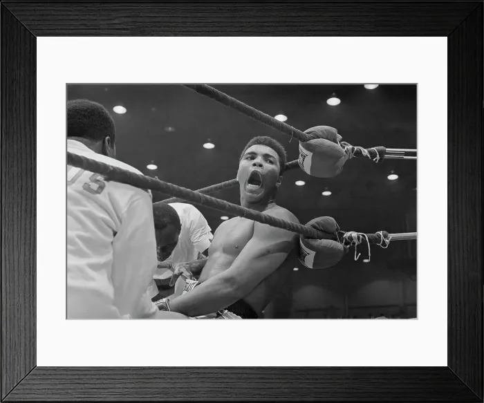 Framed Print : Cassius Clay After Winning Championship Framed Print : Cassius Clay After Winning Championship