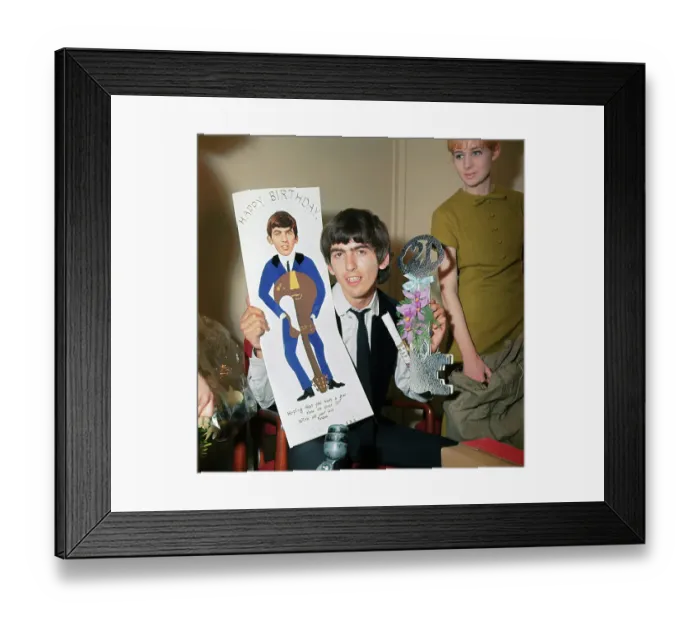 Framed Print : George Harrison's 21st Birthday Framed Print : George Harrison's 21st Birthday