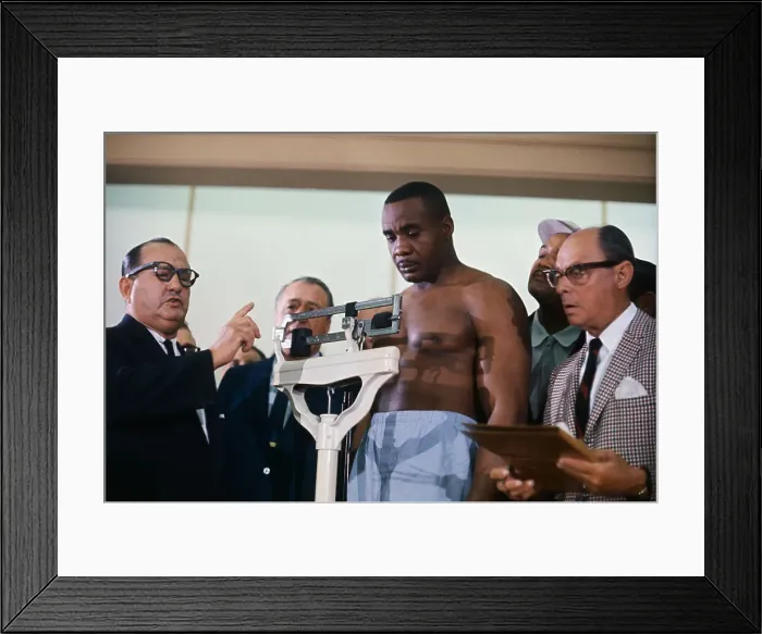 Framed Print : Sonny Liston Weighing-In Framed Print : Sonny Liston Weighing-In