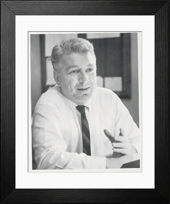 Framed Print : Portrait of Dr. Eric F. Goldman Framed Print : Portrait of Dr. Eric F. Goldman
