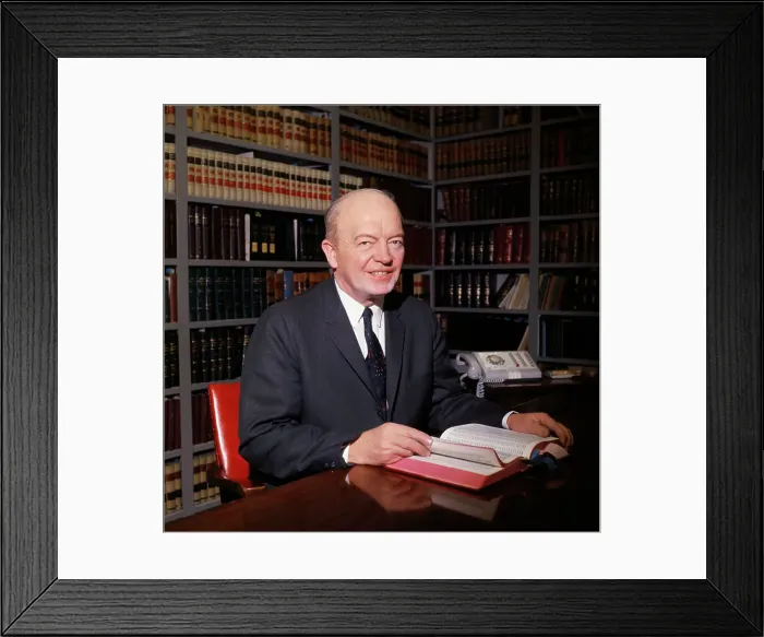 Framed Print : Harold Stassen at Law Office Framed Print : Harold Stassen at Law Office