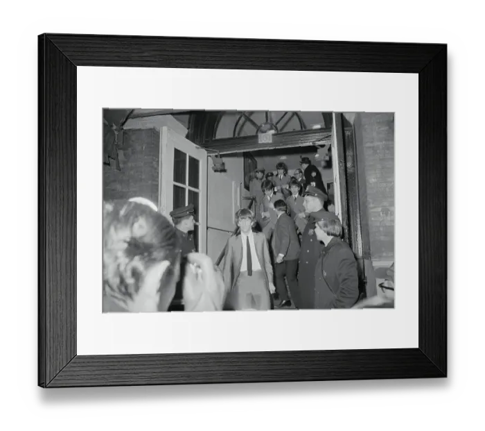 Framed Print : Beatles Leaving Carnegie Hall Framed Print : Beatles Leaving Carnegie Hall