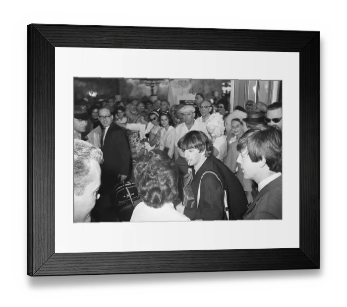 Framed Print : Ringo Starr and Paul McCartney in Crowd Framed Print : Ringo Starr and Paul McCartney in Crowd