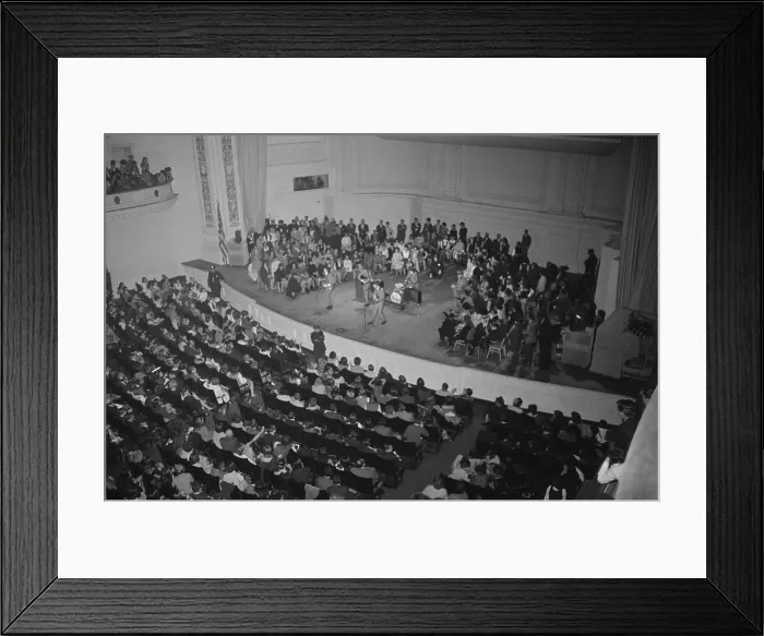 Framed Print : The Beatles Performing at Carnegie Hall Framed Print : The Beatles Performing at Carnegie Hall