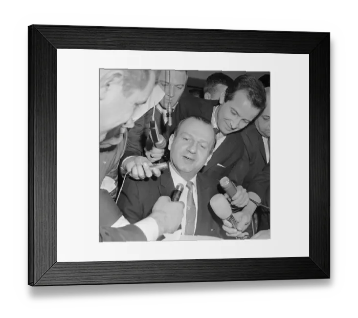 Framed Print : Jack Ruby Speaking to Newsmen Framed Print : Jack Ruby Speaking to Newsmen