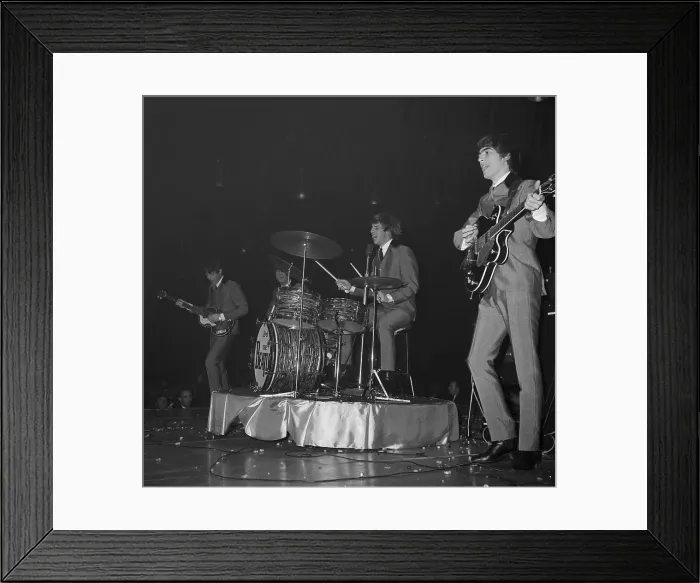 Framed Print : The Beatles In Concert Framed Print : The Beatles In Concert