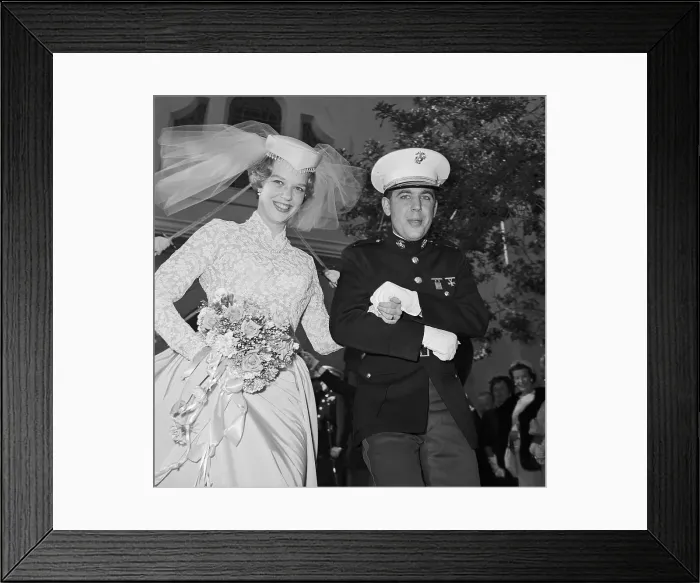 Framed Print : Portrait of Maureen Reagan and Donald Sills Framed Print : Portrait of Maureen Reagan and Donald Sills