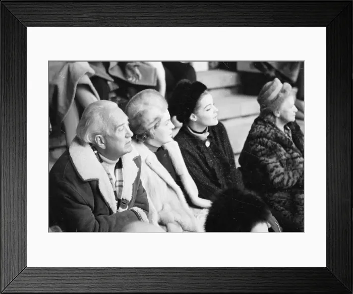Framed Print : Austrian Actress Romy Schneider Attends 1964 Winter Olympics Framed Print : Austrian Actress Romy Schneider Attends 1964 Winter Olympics