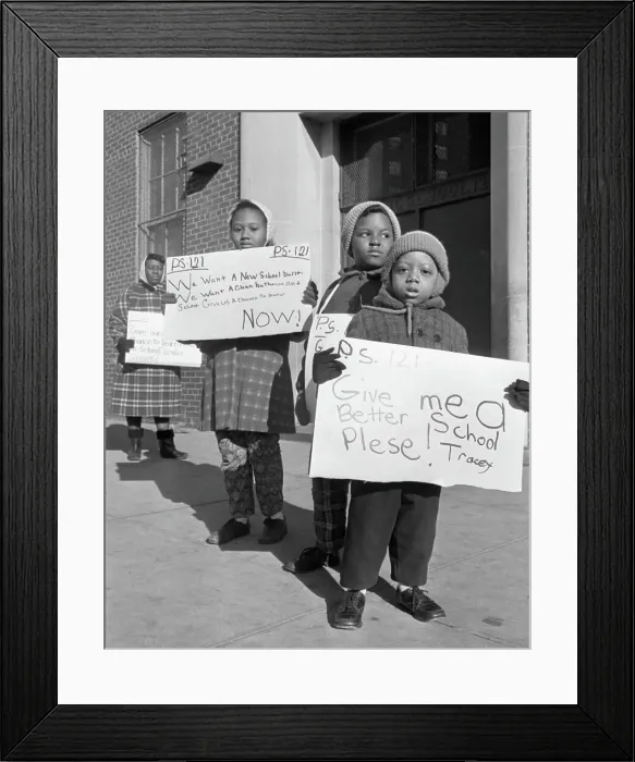 Framed Print : Children Picket Framed Print : Children Picket