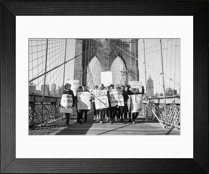 Framed Print : New York City School Boycott Framed Print : New York City School Boycott