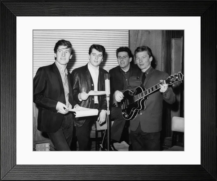 Framed Print : Singing Group The Searchers Framed Print : Singing Group The Searchers
