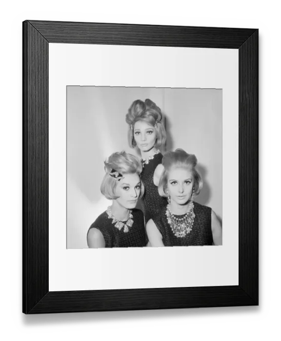 Framed Print : Paris Coiffures For Spring 1964 Framed Print : Paris Coiffures For Spring 1964