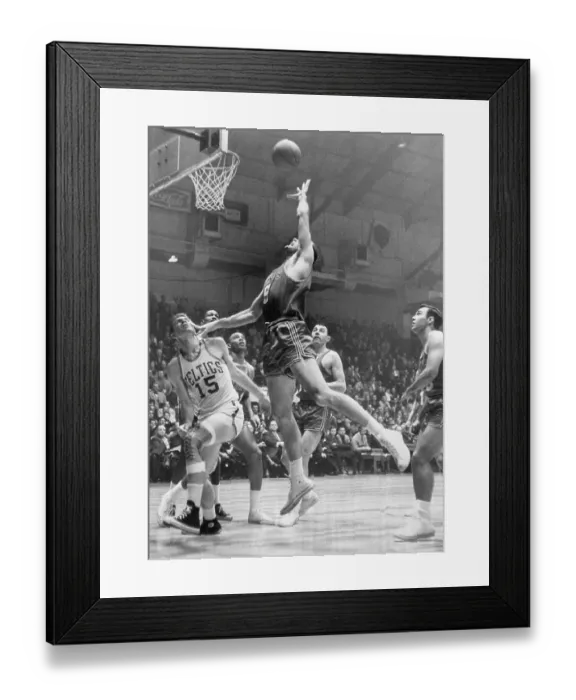 Framed Print : Jumping Hawks Player Poking Celtic'S Eye Framed Print : Jumping Hawks Player Poking Celtic'S Eye