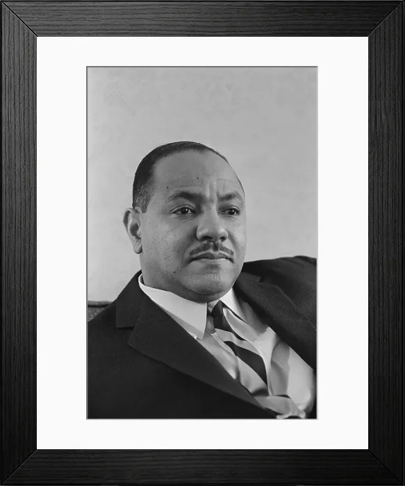 Framed Print : Portrait of Carl T. Rowan Framed Print : Portrait of Carl T. Rowan