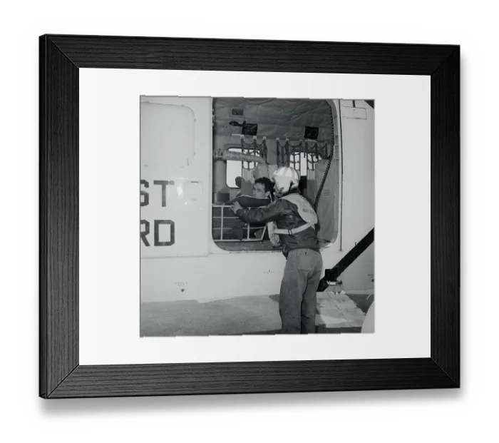 Framed Print : Shark Bite Victim Being Taken Off Helicopter Framed Print : Shark Bite Victim Being Taken Off Helicopter