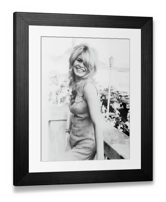 Framed Print : Brigitte Bardot at the Copacabana Framed Print : Brigitte Bardot at the Copacabana