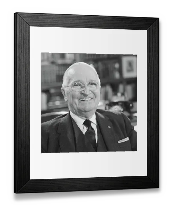 Framed Print : Former President Harry S. Truman Framed Print : Former President Harry S. Truman