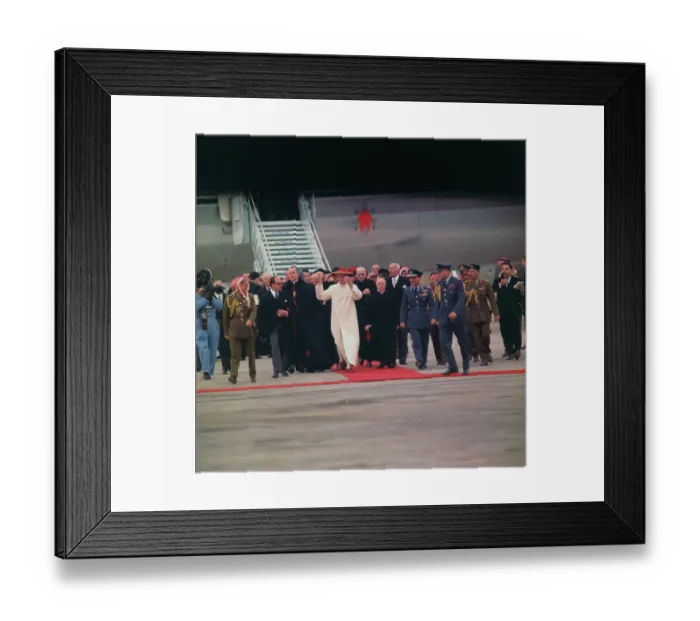 Framed Print : Pope Paul VI Being Escorted Framed Print : Pope Paul VI Being Escorted