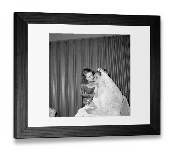 Framed Print : Bette Davis with Daughter Barbara Davis Hyman Framed Print : Bette Davis with Daughter Barbara Davis Hyman