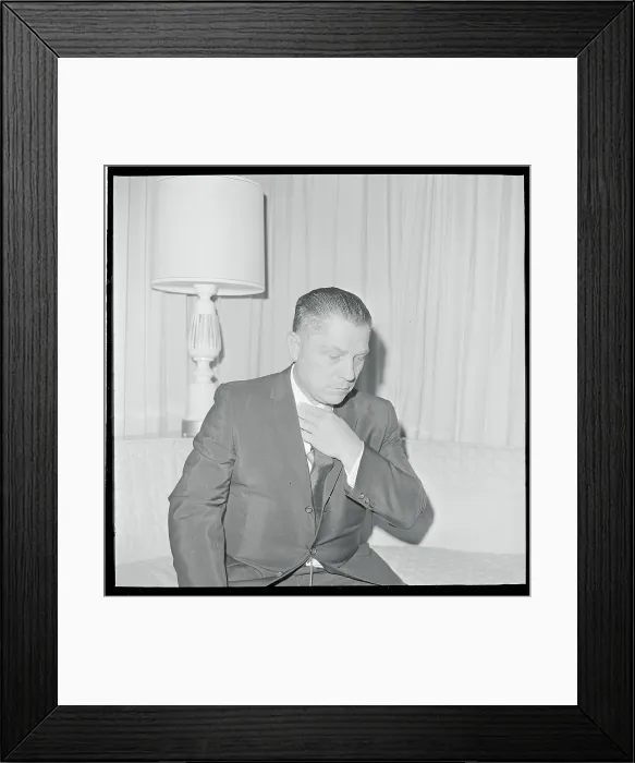 Framed Print : Portrait of Jimmy Hoffa Framed Print : Portrait of Jimmy Hoffa