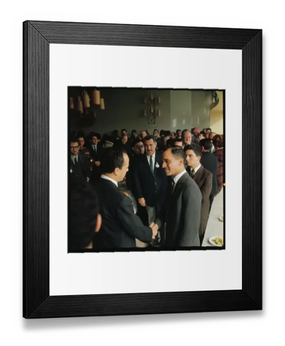 Framed Print : King Hussein During Press Conference Framed Print : King Hussein During Press Conference
