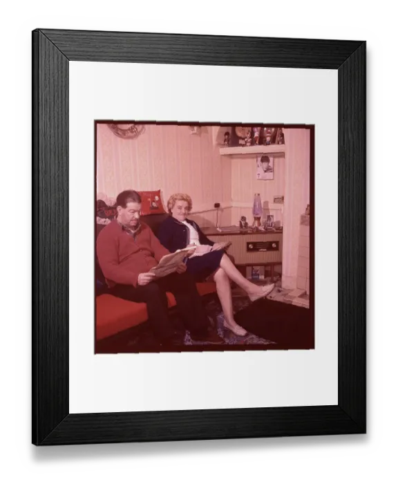 Framed Print : Ringo Starr's Parents at Home