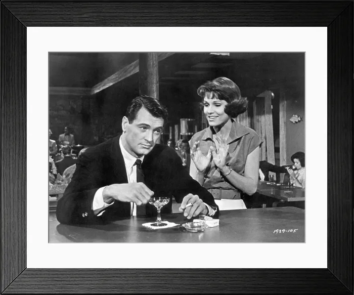 Framed Print : Rock Hudson with Paula Prentiss Framed Print : Rock Hudson with Paula Prentiss